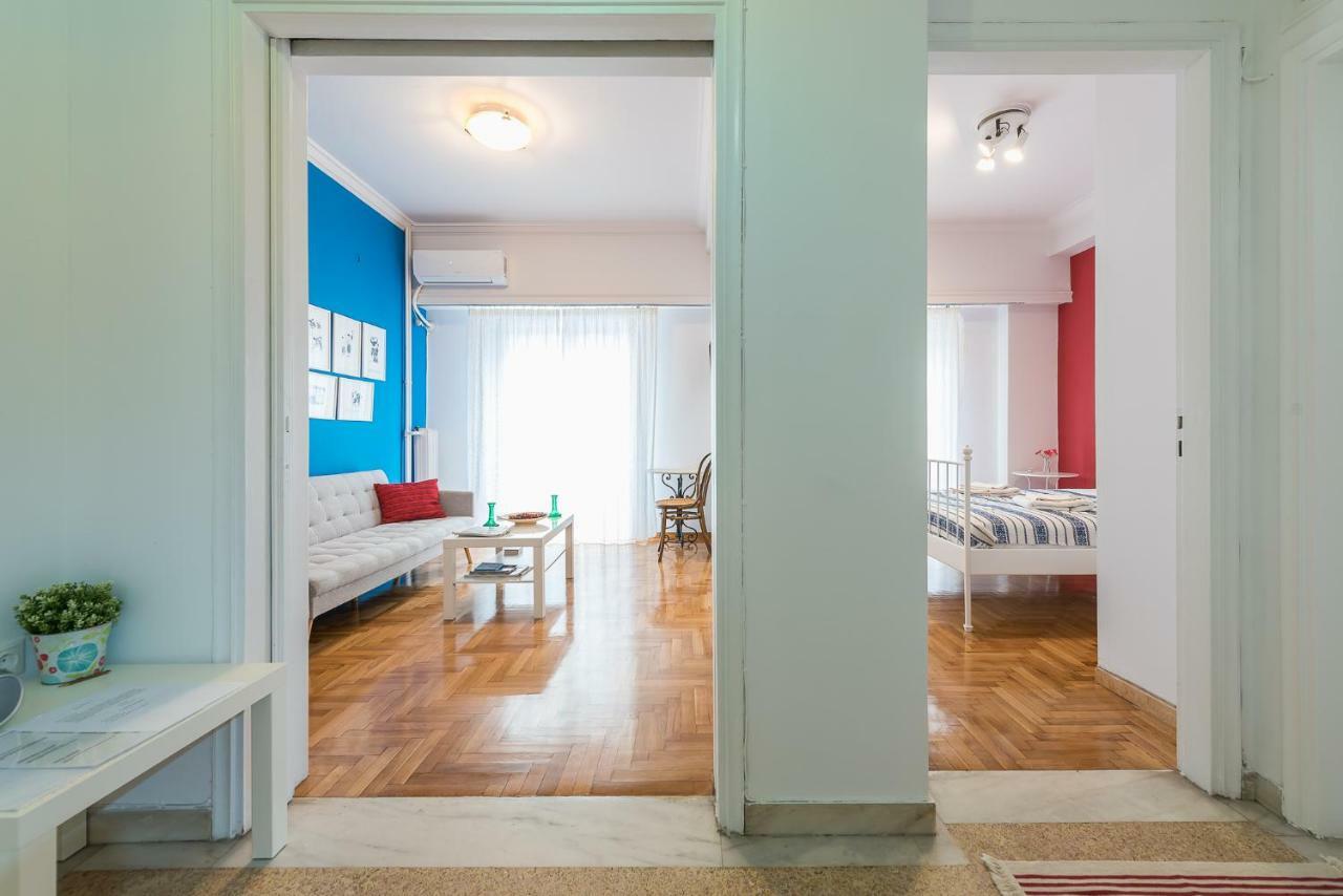 Athens Centre Flat 2 Min. From Evangelismos Metro Eksteriør billede