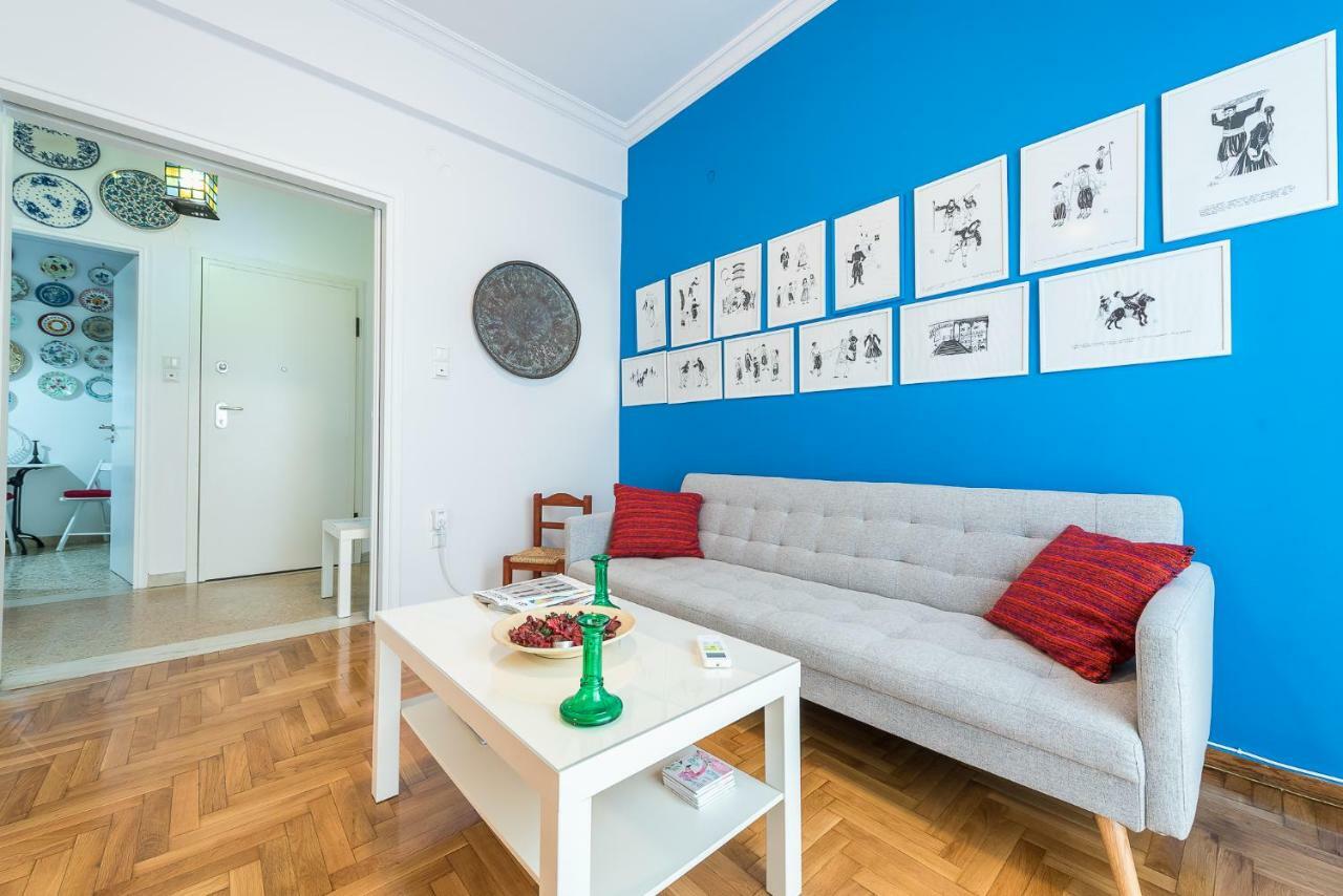 Athens Centre Flat 2 Min. From Evangelismos Metro Eksteriør billede