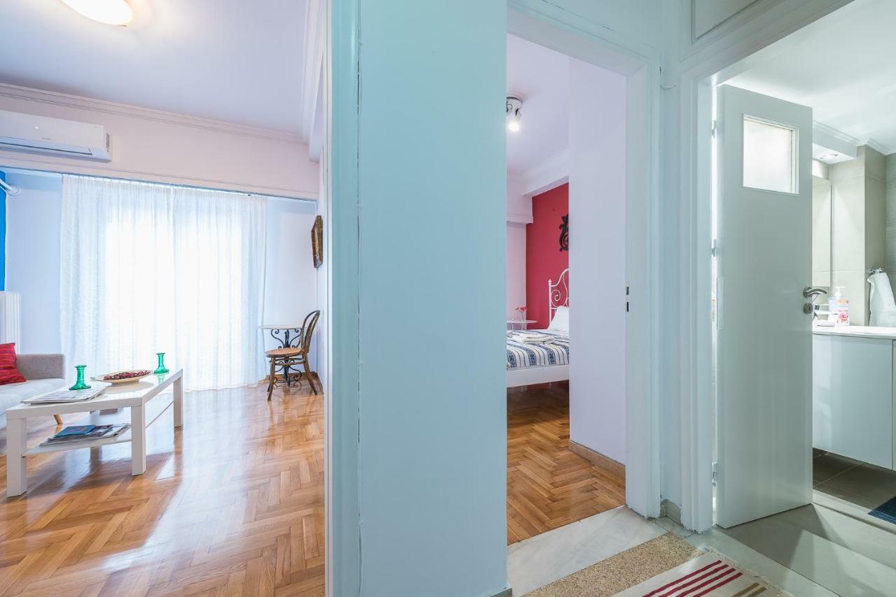 Athens Centre Flat 2 Min. From Evangelismos Metro Eksteriør billede