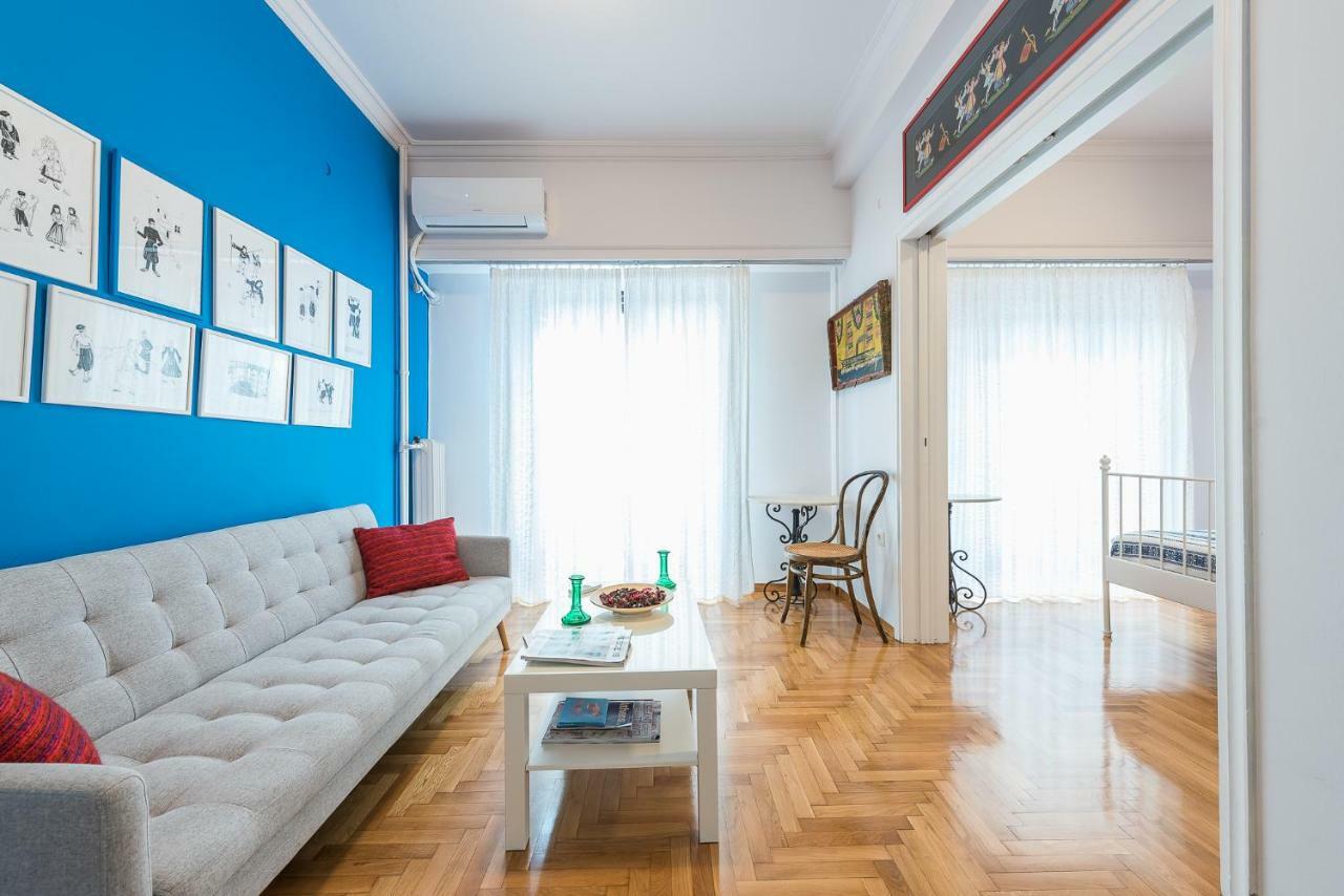 Athens Centre Flat 2 Min. From Evangelismos Metro Eksteriør billede