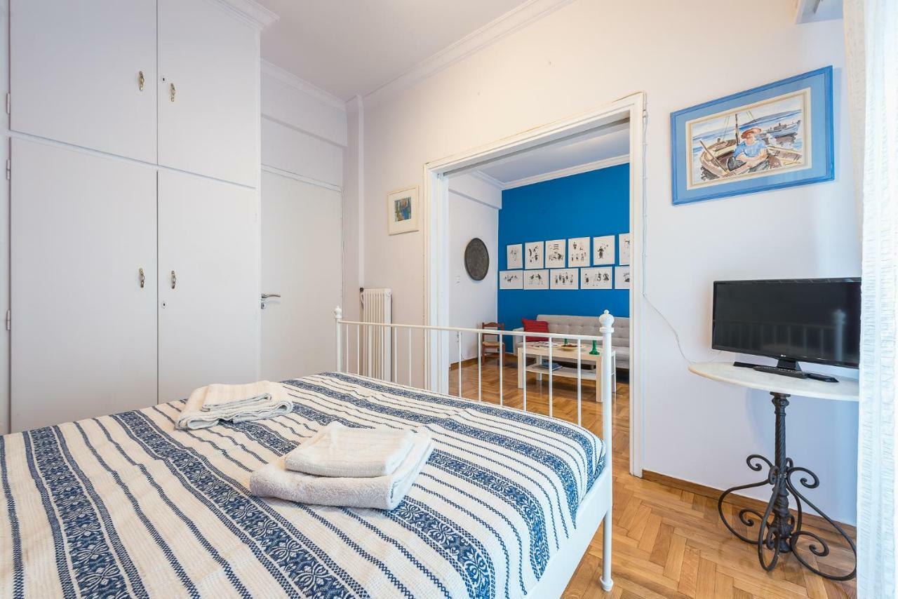 Athens Centre Flat 2 Min. From Evangelismos Metro Eksteriør billede