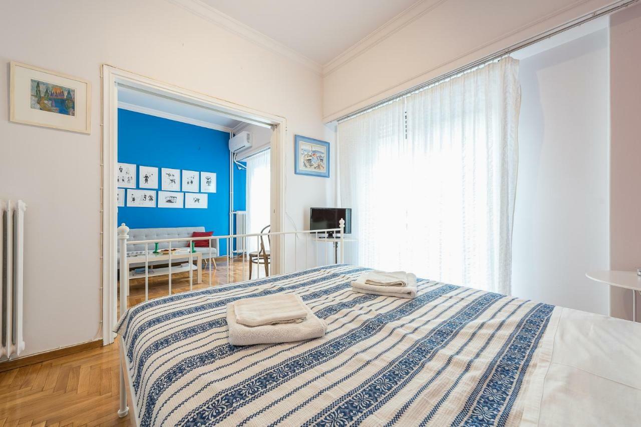 Athens Centre Flat 2 Min. From Evangelismos Metro Eksteriør billede
