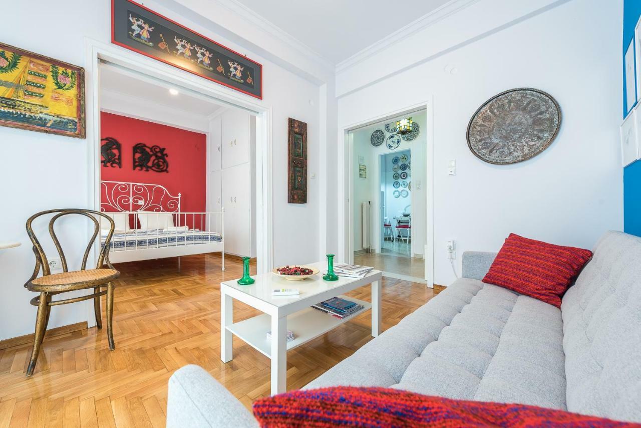 Athens Centre Flat 2 Min. From Evangelismos Metro Eksteriør billede