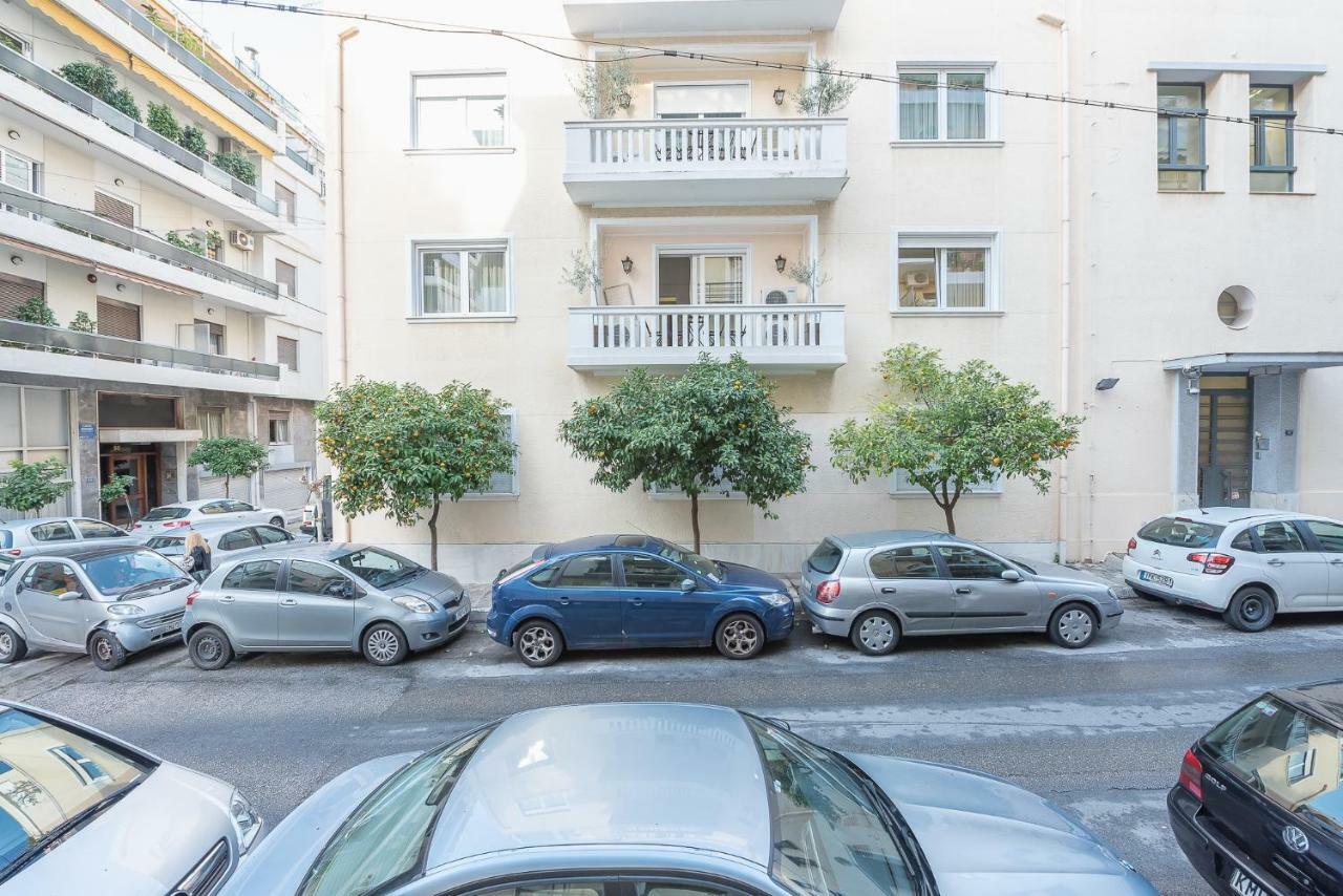 Athens Centre Flat 2 Min. From Evangelismos Metro Eksteriør billede